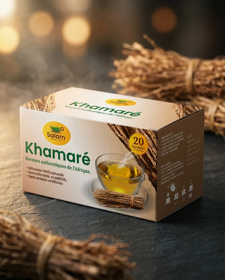 Khamaré, packaging